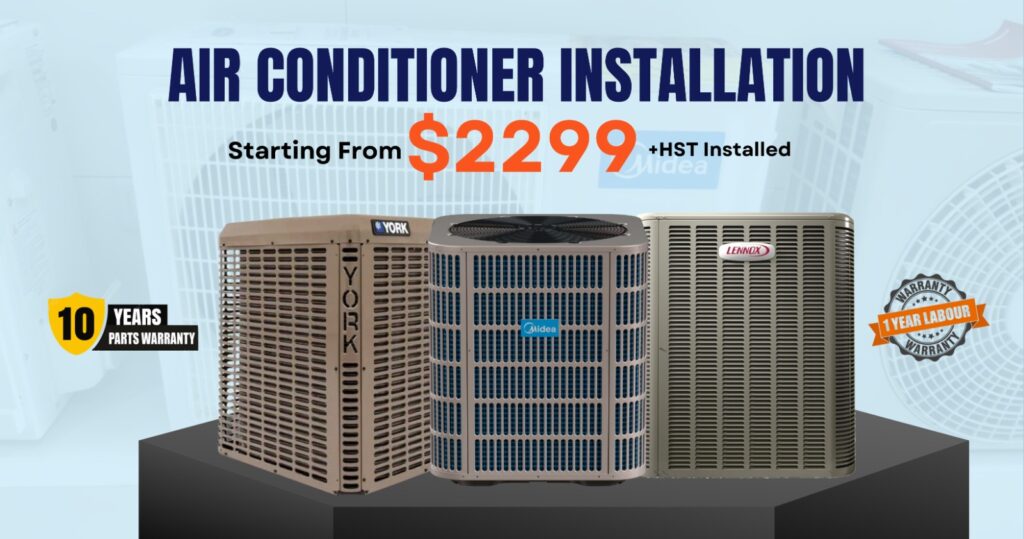 Air Conditioner installation starting $2299